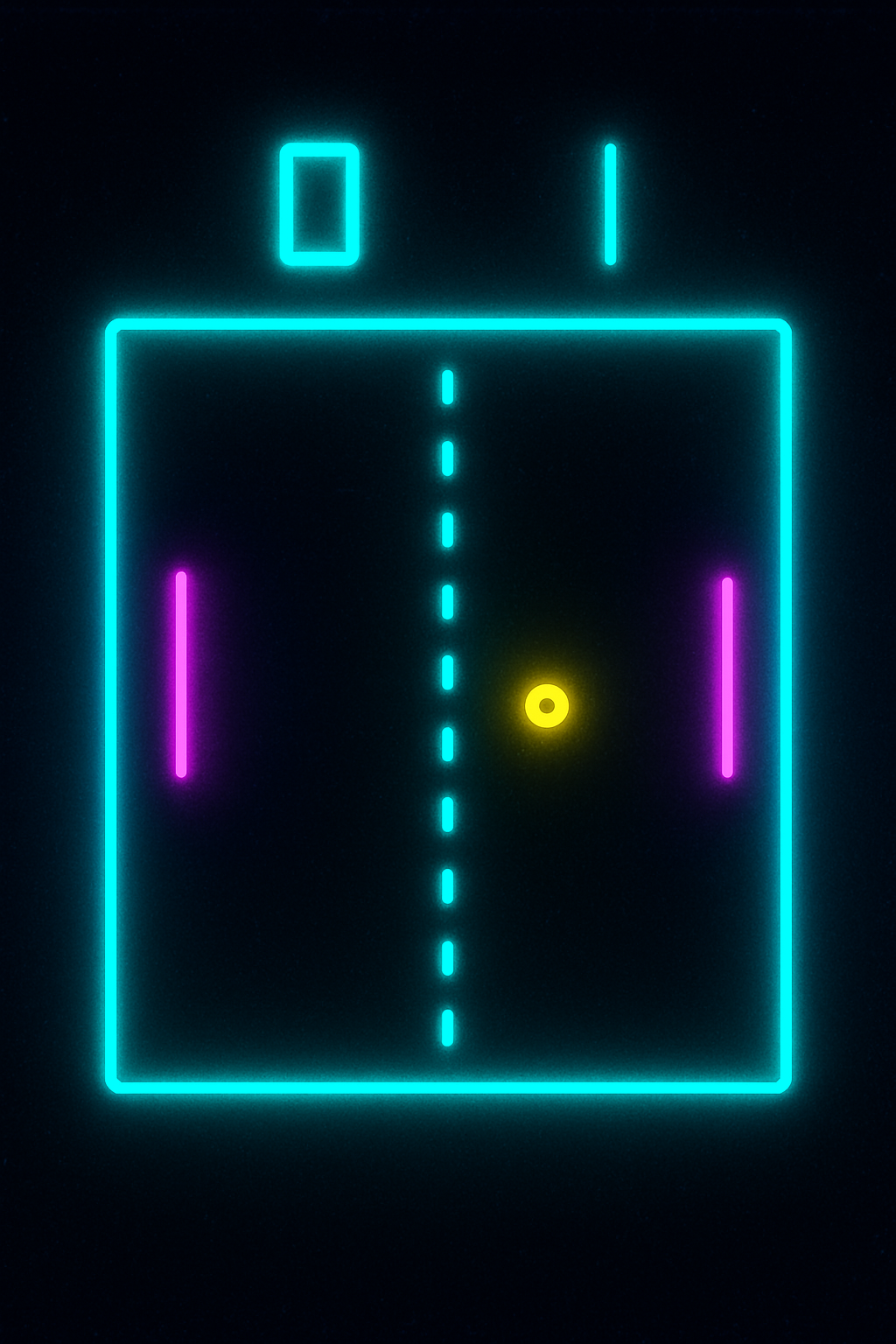 Neon Pong Game